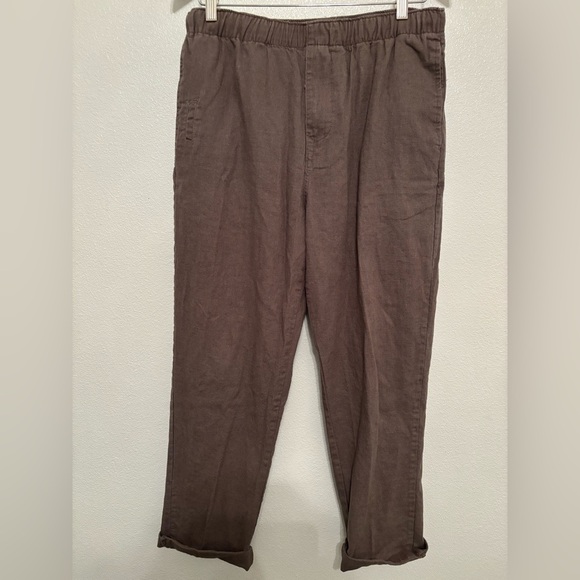 Your neighbors linen blend capri pants S - Picture 1 of 6